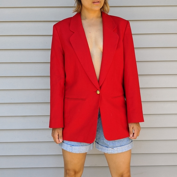 Pendleton Jackets & Blazers - Vintage Pendleton red blazer